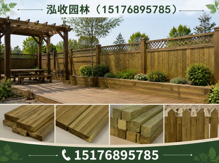 赣州防腐木凉亭展示图