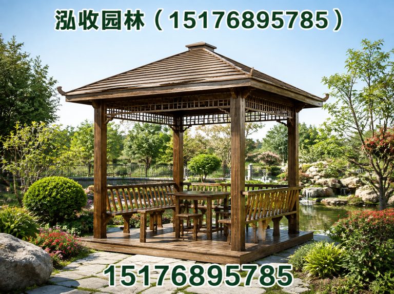赣州防腐木展示图